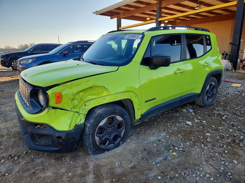 JEEP RENEGADE S 2017 with VIN ZACCJAAB5HPF02833 - Photo from auction