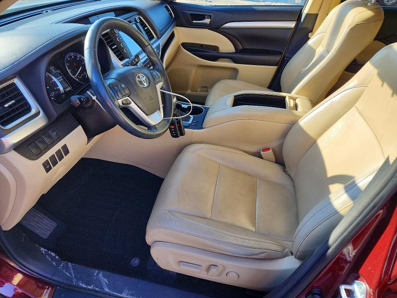 Photo 7 from auction – 2016 TOYOTA HIGHLANDER with VIN 5TDJKRFH4GS328559