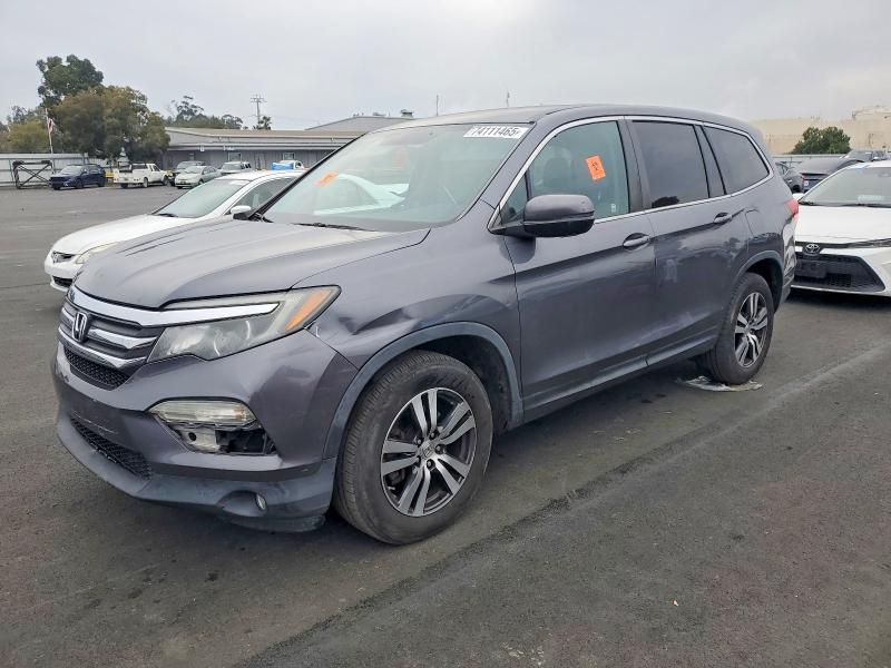 HONDA PILOT EX 2016 with VIN 5FNYF5H38GB047088 - Photo from auction