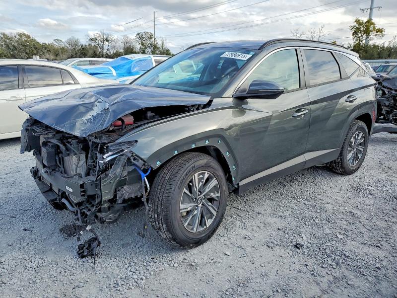 HYUNDAI TUCSON BLU 2022 with VIN KM8JBCA18NU018541 - Photo from auction