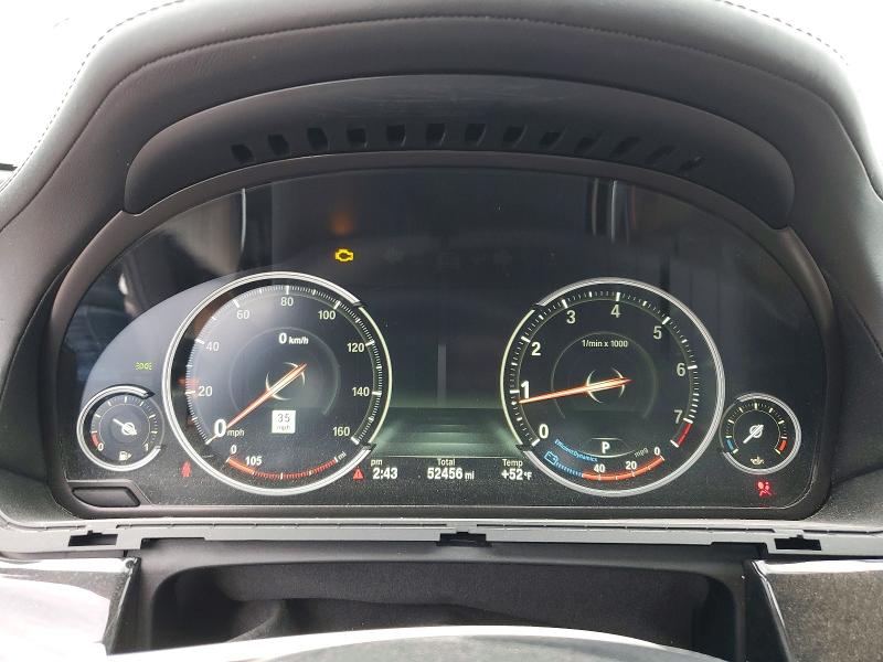 Photo 9 from auction – 2014 BMW 750 LI with VIN WBAYE8C50ED135292