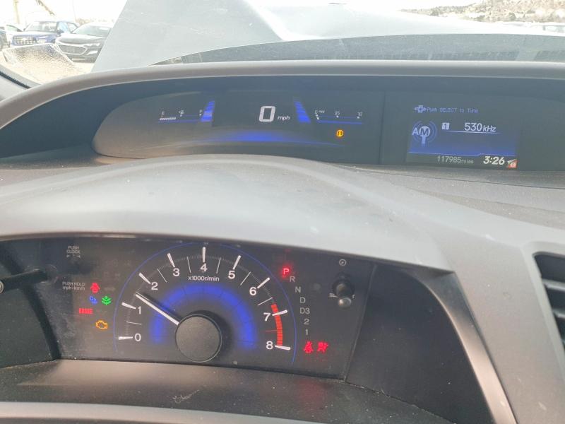Photo 9 from auction – 2012 HONDA CIVIC LX with VIN 19XFB2F51CE085607