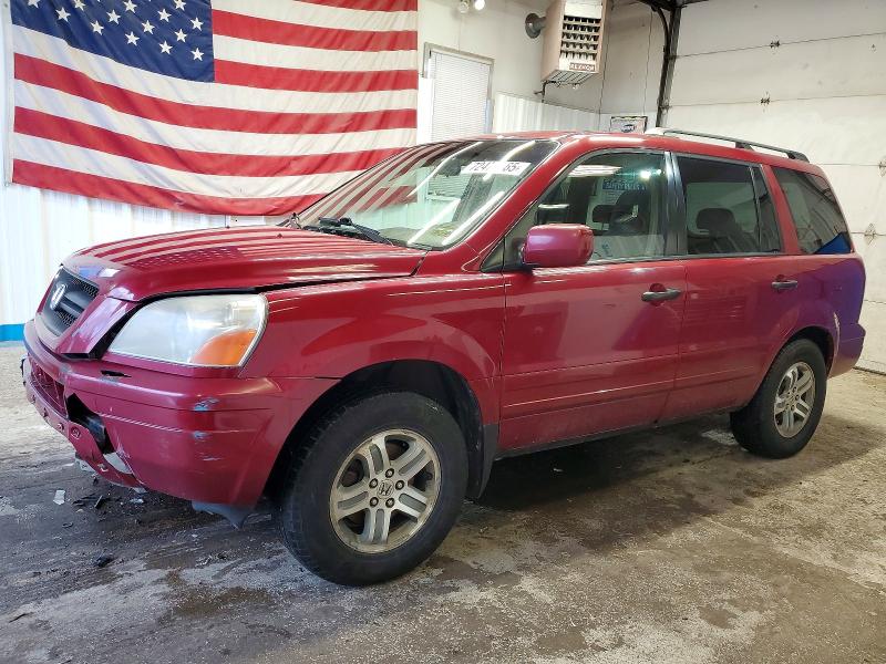 HONDA PILOT EX 2005 with VIN 5FNYF18435B058420 - Photo from auction