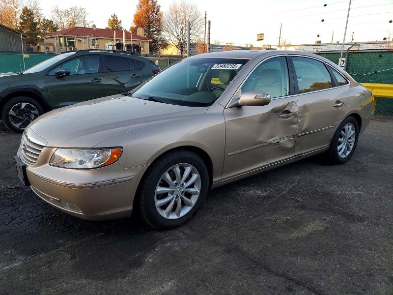 HYUNDAI AZERA SE 2008 with VIN KMHFC46F78A287293 - Photo from auction