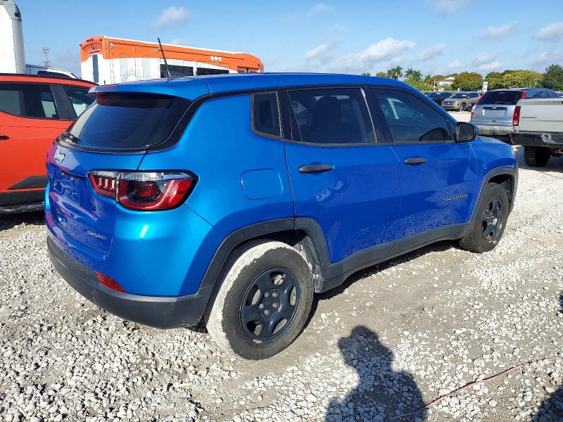 Photo 3 from auction – 2021 JEEP COMPASS SP with VIN 3C4NJCAB1MT577049