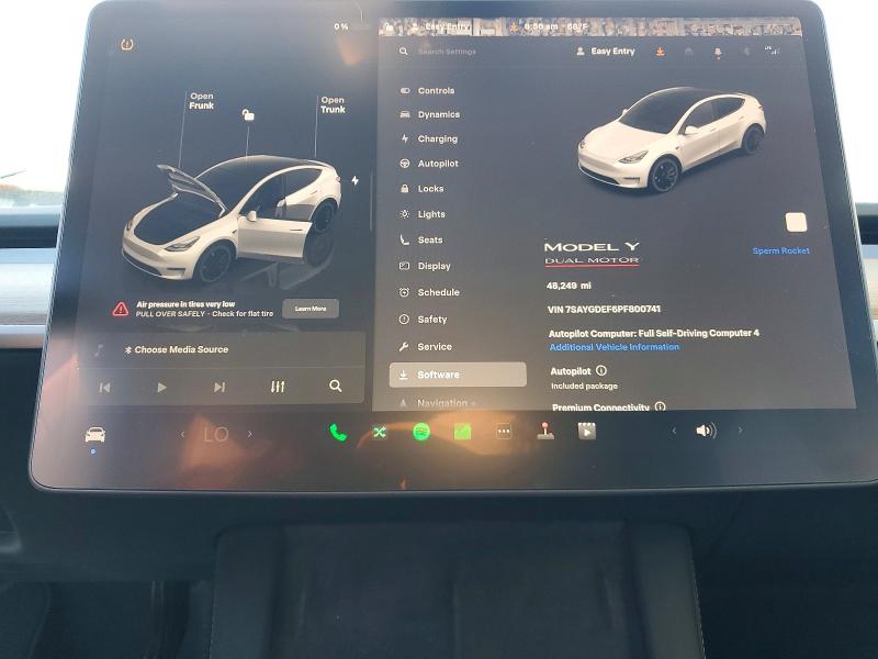 Фото 9 с аукциона – 2023 TESLA MODEL Y с VIN 7SAYGDEF6PF800741
