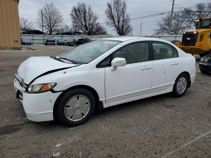 Photo 1 from auction – 2008 HONDA CIVIC HYBR with VIN JHMFA36288S027835