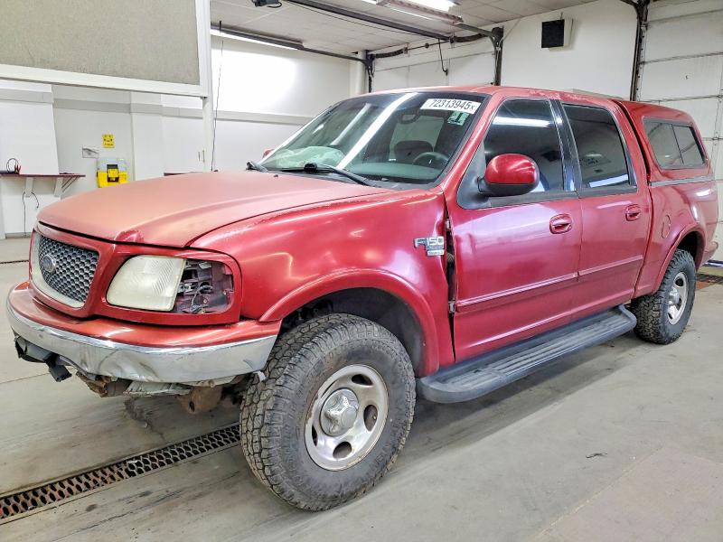 FORD F150 SUPER 2001 with VIN 1FTRW08L31KB30686 - Photo from auction