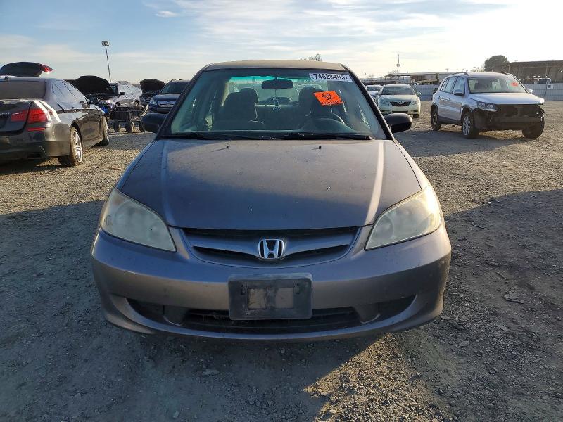 Photo 5 from auction – 2005 HONDA CIVIC LX with VIN 2HGES16575H501786