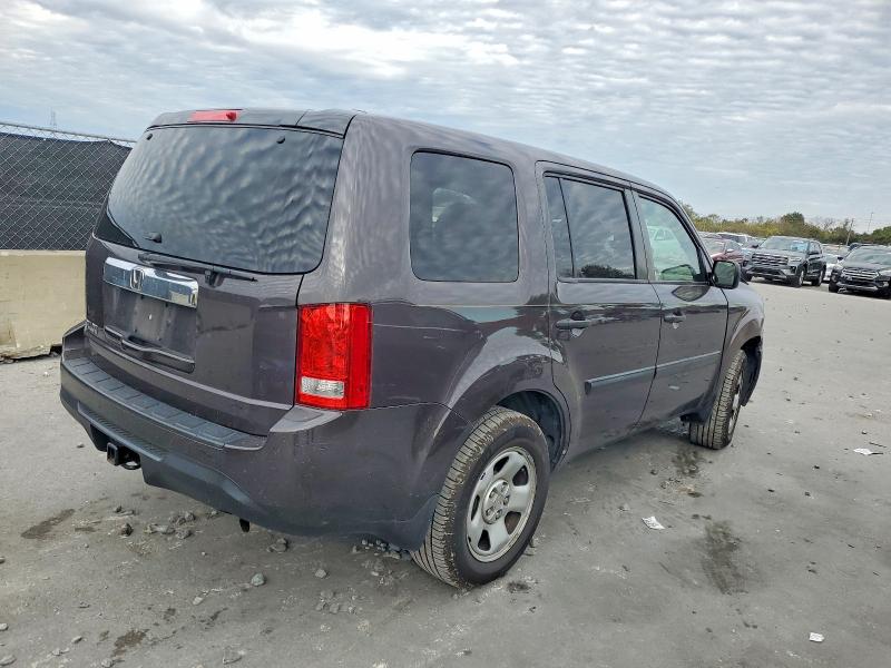 Photo 3 from auction – 2013 HONDA PILOT LX with VIN 5FNYF3H2XDB015864