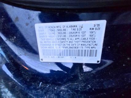 Photo 10 from auction – 2005 HONDA ODYSSEY with VIN 5FNRL38405B081176
