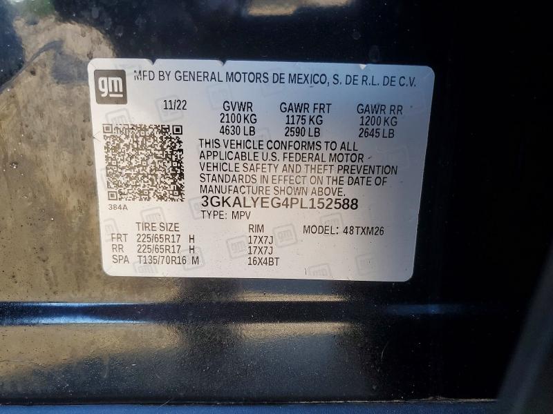 Photo 14 from auction – 2023 GMC TERRAIN AT with VIN 3GKALYEG4PL152588