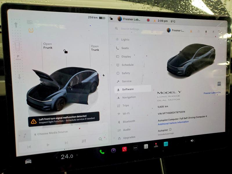 Photo 9 from auction – 2026 TESLA MODEL Y with VIN XP7YGDEEXTB712014