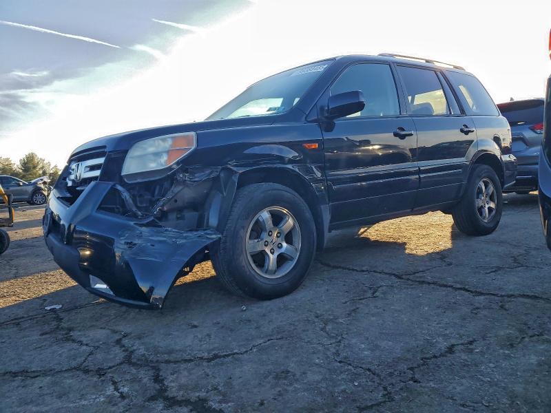 HONDA PILOT EXL 2007 with VIN 2HKYF18527H507874 - Photo from auction