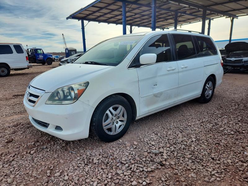 HONDA ODYSSEY EX 2005 with VIN 5FNRL387X5B112122 - Photo from auction