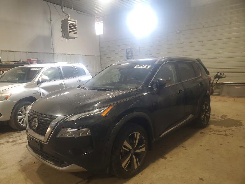 NISSAN ROGUE PLAT 2021 with VIN JN8BT3DD6MW475156 - Photo from auction