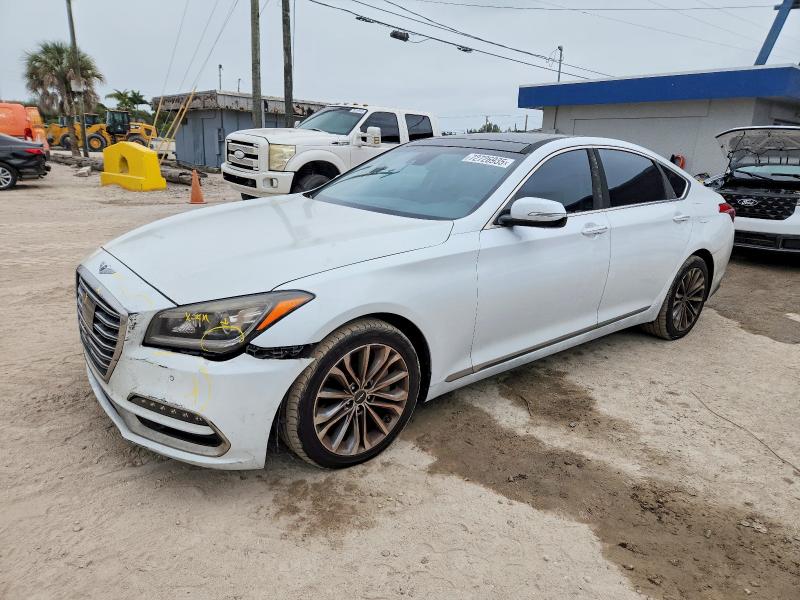 GENESIS G80 BASE 2017 with VIN KMHGN4JE9HU204149 - Photo from auction