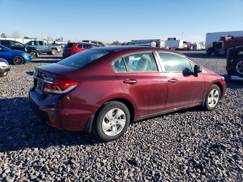 Photo 3 from auction – 2013 HONDA CIVIC with VIN 19XFB2E54DE024965