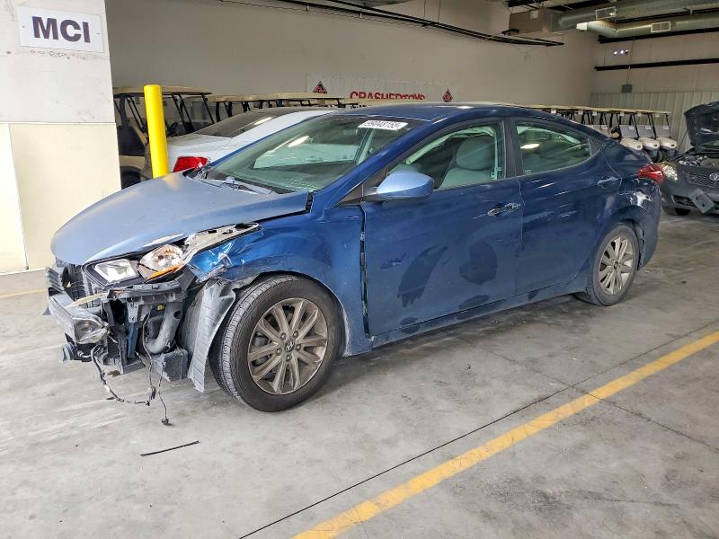 HYUNDAI ELANTRA SE 2014 with VIN KMHDH4AE0EU156644 - Photo from auction