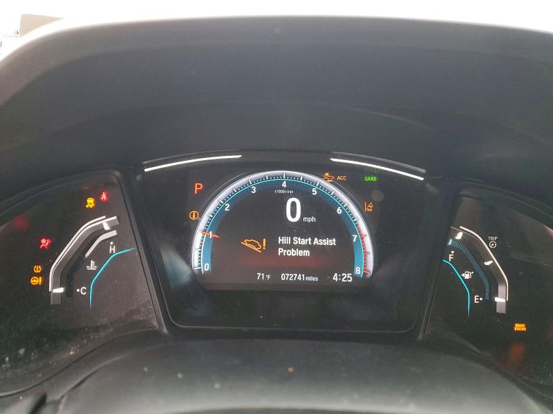 Photo 9 from auction – 2020 HONDA CIVIC LX with VIN 19XFC2F64LE024810