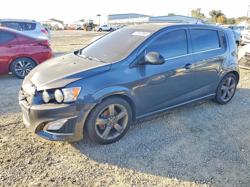 CHEVROLET SONIC RS 2013 with VIN 1G1JG6SB5D4154986 - Photo from auction