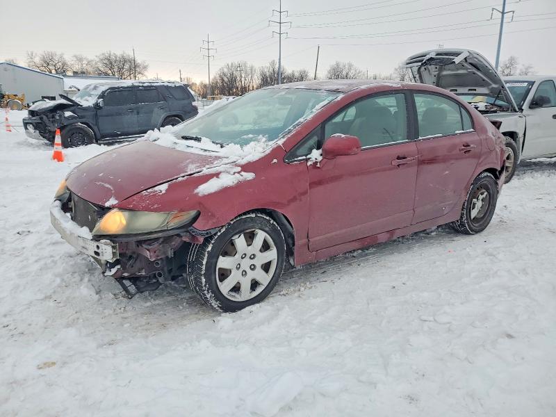 HONDA CIVIC LX 2011 with VIN 19XFA1F51BE006674 - Photo from auction