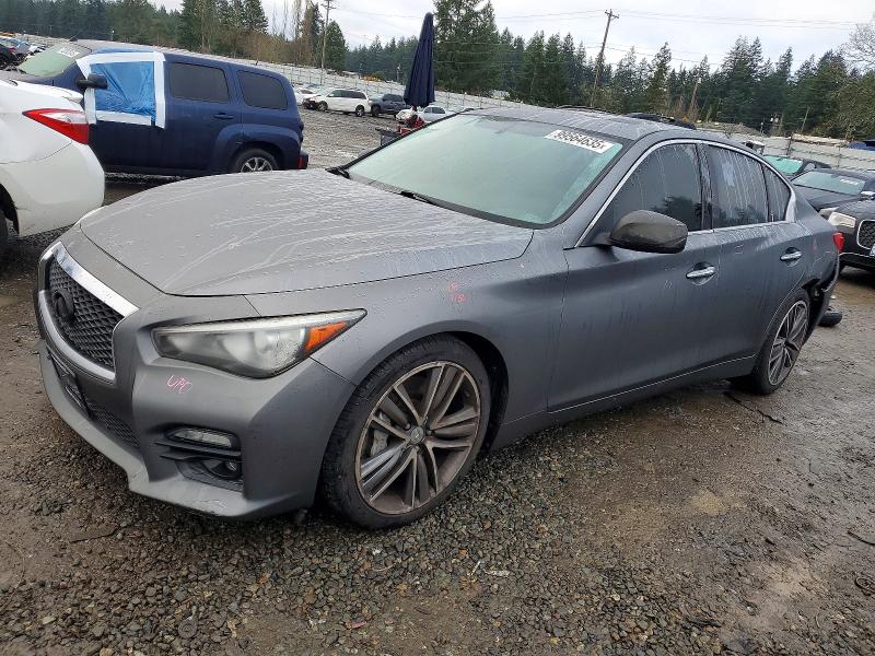 INFINITI Q50 BASE 2015 with VIN JN1BV7AP7FM342872 - Photo from auction
