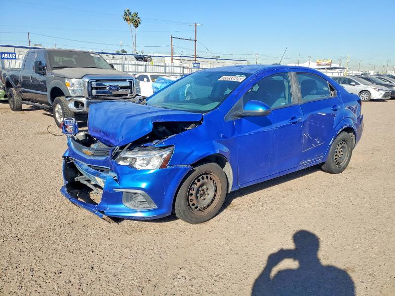 CHEVROLET SONIC LS 2017 with VIN 1G1JB5SH4H4126647 - Photo from auction