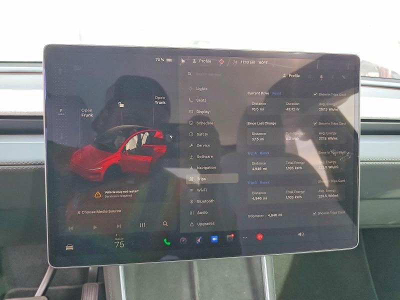 Photo 9 from auction – 2026 TESLA MODEL Y with VIN 7SAYGDEE2TF431958