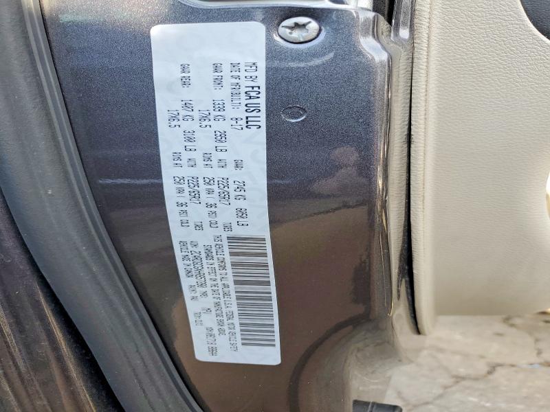 Photo 14 from auction – 2017 DODGE GRAND CARA with VIN 2C4RDGCGXHR857280