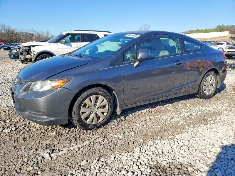 HONDA CIVIC LX 2012 with VIN 2HGFG3B57CH547333 - Photo from auction