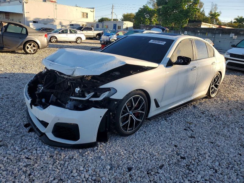 BMW 540 2021 with VIN WBA53BJ09MWX13762 - Photo from auction