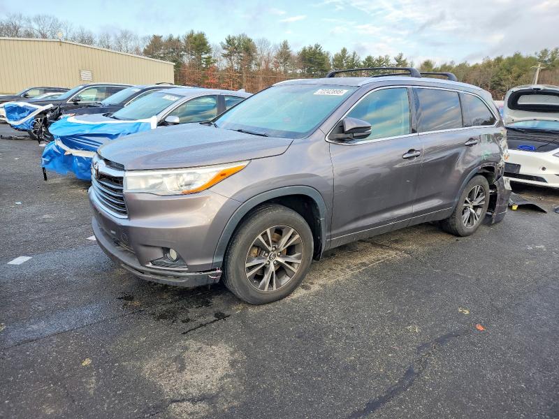 TOYOTA HIGHLANDER 2016 with VIN 5TDJKRFH2GS274405 - Photo from auction