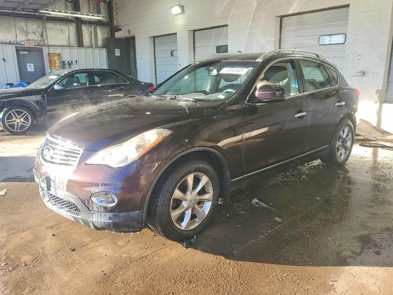 INFINITI EX35 BASE 2008 with VIN JNKAJ09F28M355344 - Photo from auction