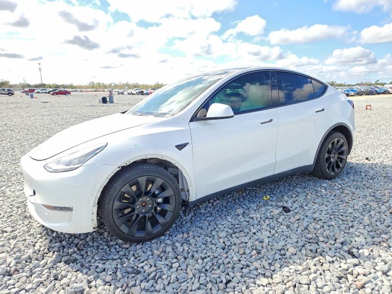 TESLA MODEL Y 2021 with VIN 5YJYGDEE8MF100350 - Photo from auction