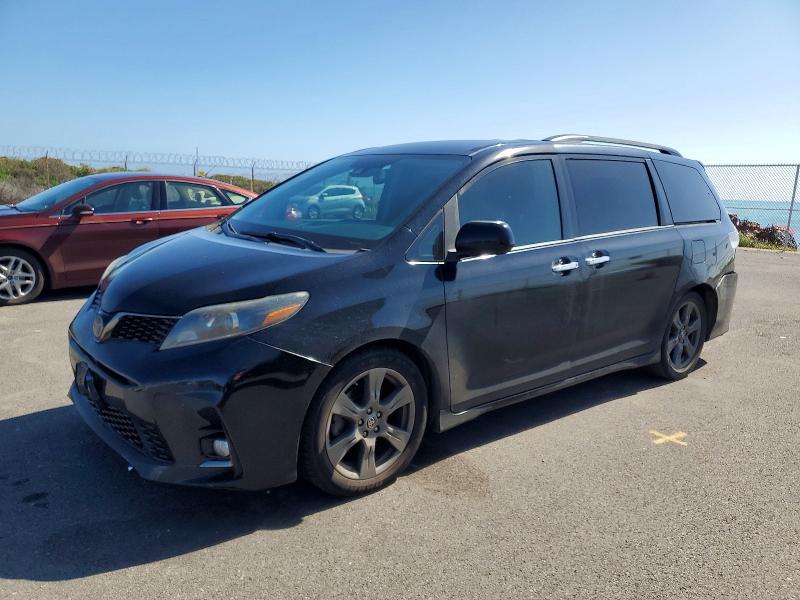 TOYOTA SIENNA SE 2020 with VIN 5TDXZ3DC0LS063160 - Photo from auction