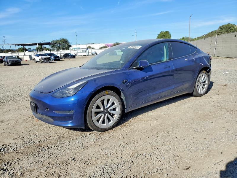 TESLA MODEL 3 2022 with VIN 5YJ3E1EB3NF142575 - Photo from auction