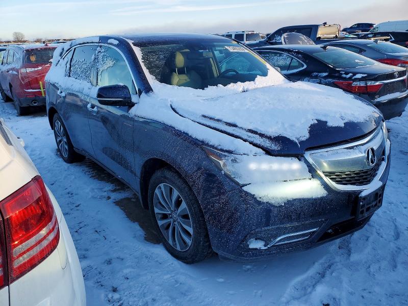 Photo 4 from auction – 2015 ACURA MDX TECHNO with VIN 5FRYD4H45FB007833