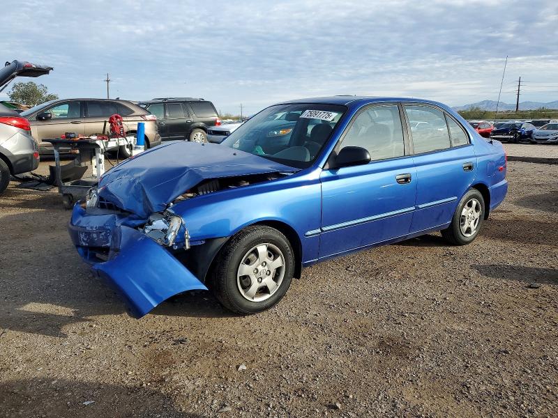 HYUNDAI ACCENT GL 2001 with VIN KMHCG45C91U206331 - Photo from auction