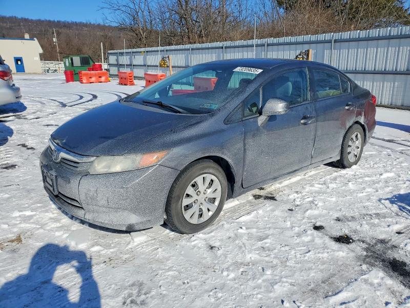 HONDA CIVIC LX 2012 with VIN 19XFB2F57CE339319 - Photo from auction