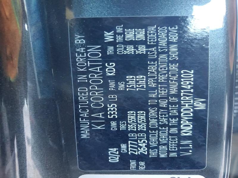 Photo 14 from auction – 2024 KIA SPORTAGE with VIN KNDPYDDH1R7149102