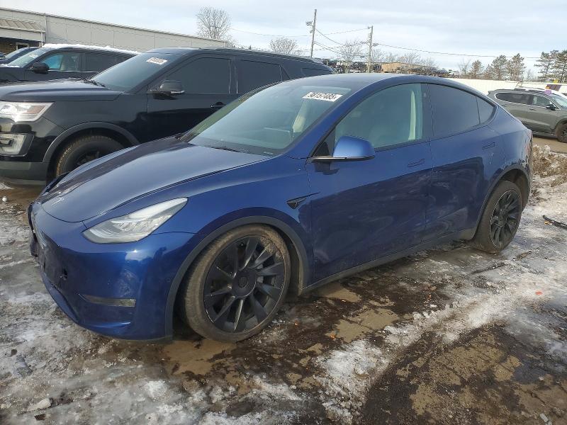 TESLA MODEL Y 2021 with VIN 5YJYGDEE4MF257955 - Photo from auction