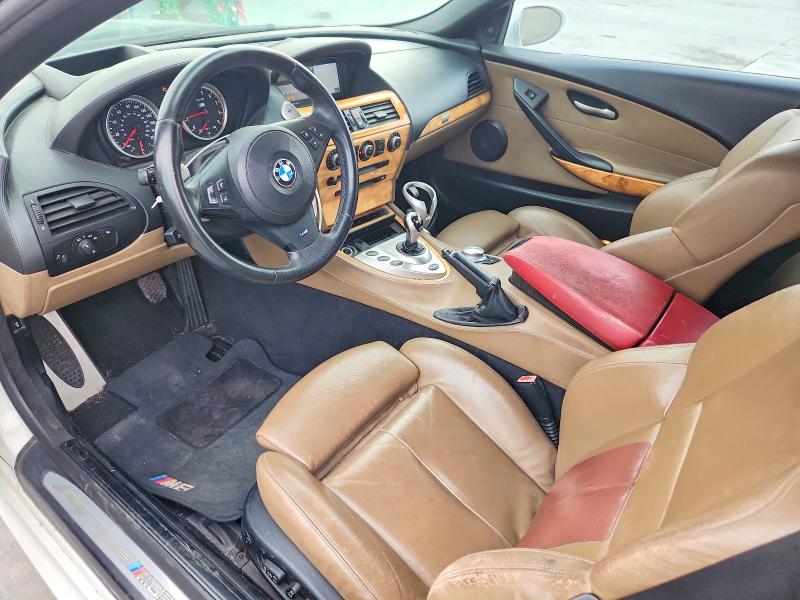 Photo 8 from auction – 2007 BMW M6 with VIN WBSEK93557CY78536