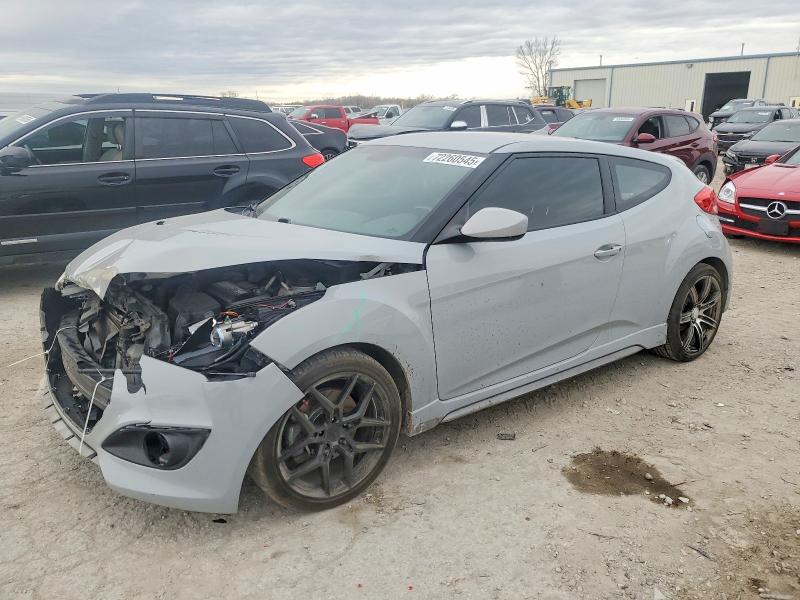 HYUNDAI VELOSTER 2015 with VIN KMHTC6AE0FU218812 - Photo from auction