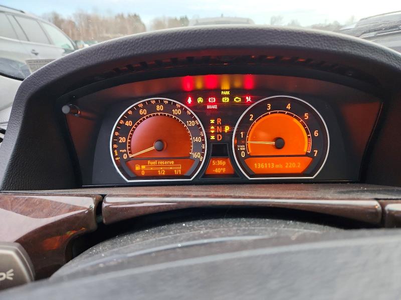 Photo 9 from auction – 2004 BMW 745 with VIN WBAGN63464DS45849