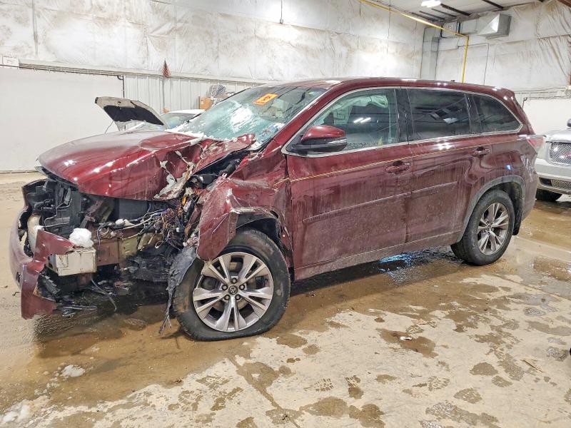 TOYOTA HIGHLANDER 2016 with VIN 5TDBKRFH5GS342779 - Photo from auction