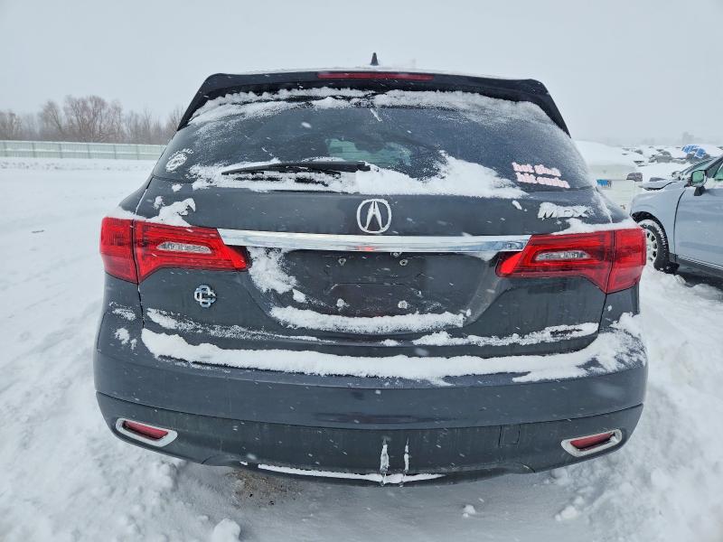 Photo 6 from auction – 2016 ACURA MDX TECHNO with VIN 5FRYD4H61GB027404