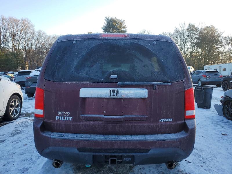 Photo 6 from auction – 2014 HONDA PILOT with VIN 5FNYF4H57EB055630
