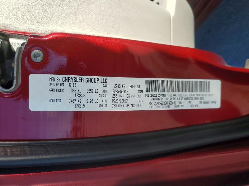 Photo 14 from auction – 2010 DODGE GRAND CARA with VIN 2D4RN6DX6AR336491
