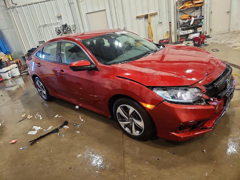 Photo 4 from auction – 2019 HONDA CIVIC LX with VIN 19XFC2F61KE051087